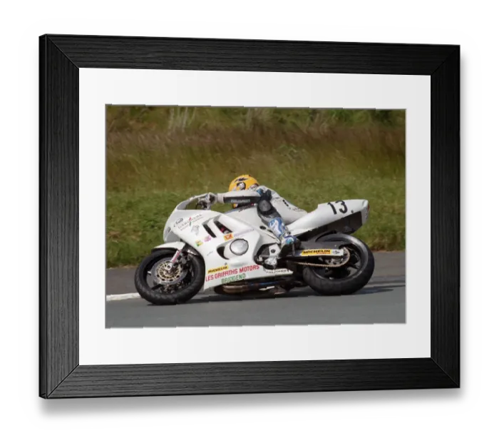 Framed Print : Ian Lougher (Honda) 1995 Senior TT