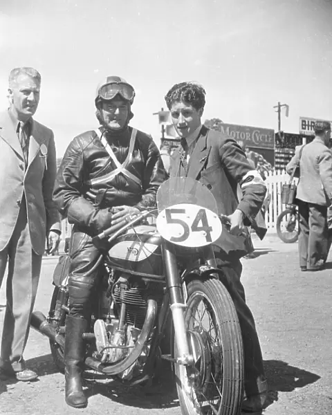 George Morrison (Norton) 1949 Junior TT