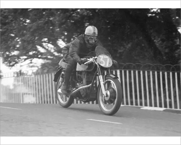Michael McGeagh (AJS) 1954 Junior TT