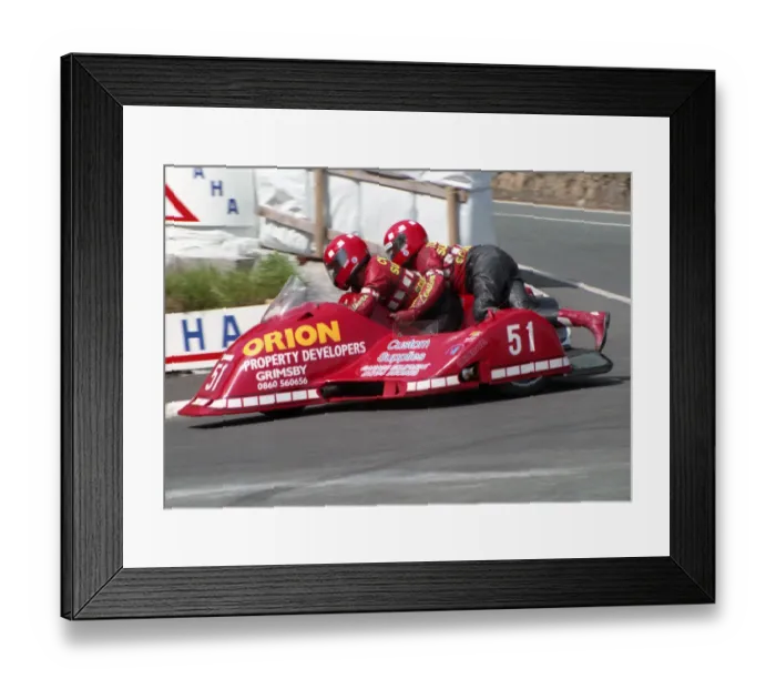 Framed Print : Vince Balderson & Stephen Taylor (Ireson) 1996 Sidecar TT Framed Print : Vince Balderson & Stephen Taylor (Ireson) 1996 Sidecar TT