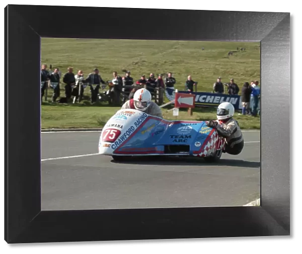 Mike Crawford & Steve Taylor (ARC Yamaha) 1999 Sidecar TT