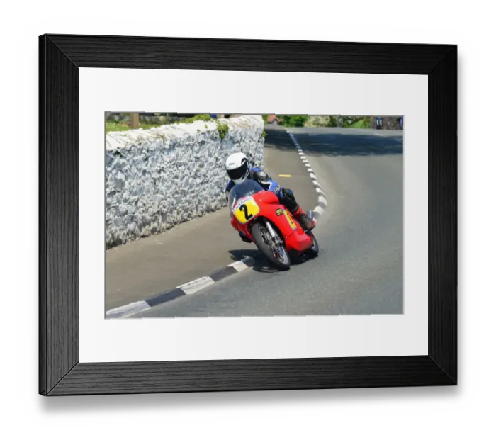 Framed Print : Paul Coward (Fenna Honda) 2012 Pre TT Classic Framed Print : Paul Coward (Fenna Honda) 2012 Pre TT Classic
