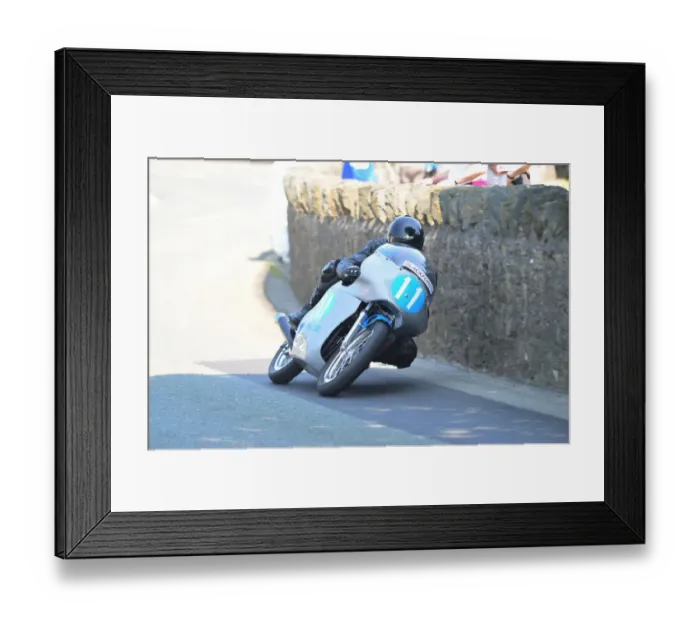 Framed Print : Steve Elliott (Rutter Honda) 2012 Pre TT Classic Framed Print : Steve Elliott (Rutter Honda) 2012 Pre TT Classic