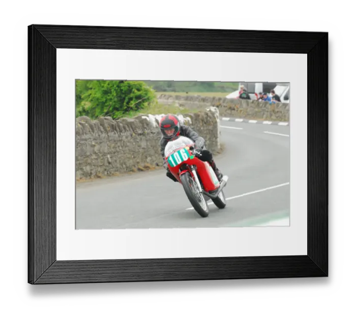 Framed Print : Mike Barry (Ducati) 2016 Pre TT Classic Framed Print : Mike Barry (Ducati) 2016 Pre TT Classic