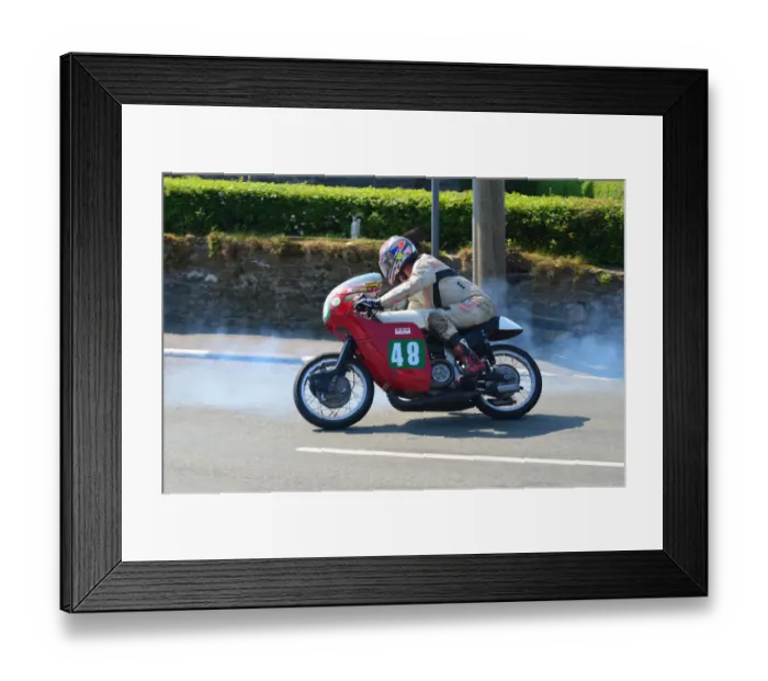 Framed Print : John Foy (Ariel) 2012 Pre TT Classic Framed Print : John Foy (Ariel) 2012 Pre TT Classic