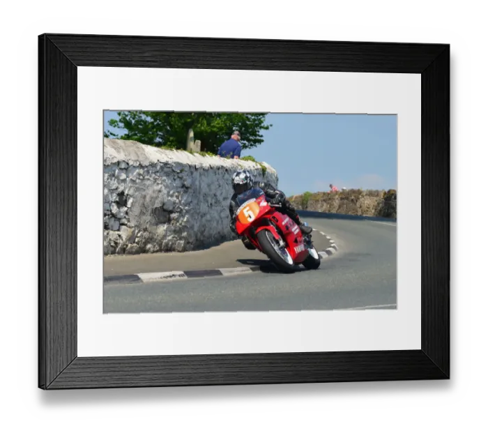 Framed Print : Chris Palmer (Yamaha) 2012 Pre TT Classic Framed Print : Chris Palmer (Yamaha) 2012 Pre TT Classic