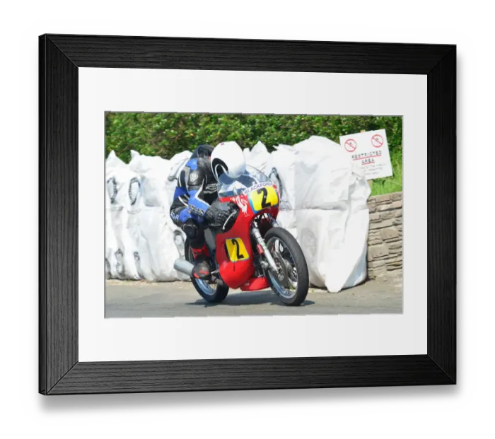 Framed Print : Paul Coward (BSA) 2012 Pre TT Classic Framed Print : Paul Coward (BSA) 2012 Pre TT Classic