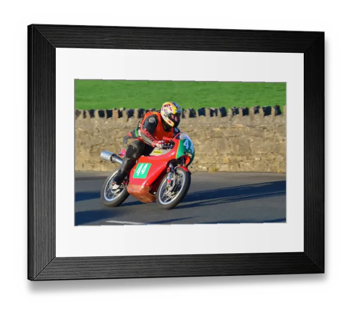 Framed Print : Rob Barker (Ducati) 2012 Pre TT Classic Framed Print : Rob Barker (Ducati) 2012 Pre TT Classic