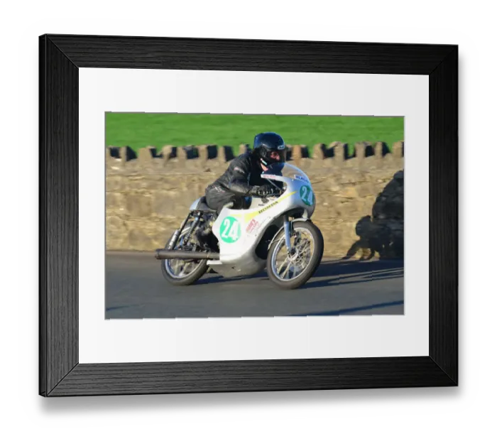 Framed Print : Gary Hutton (Honda) 2012 Pre TT Classic Framed Print : Gary Hutton (Honda) 2012 Pre TT Classic