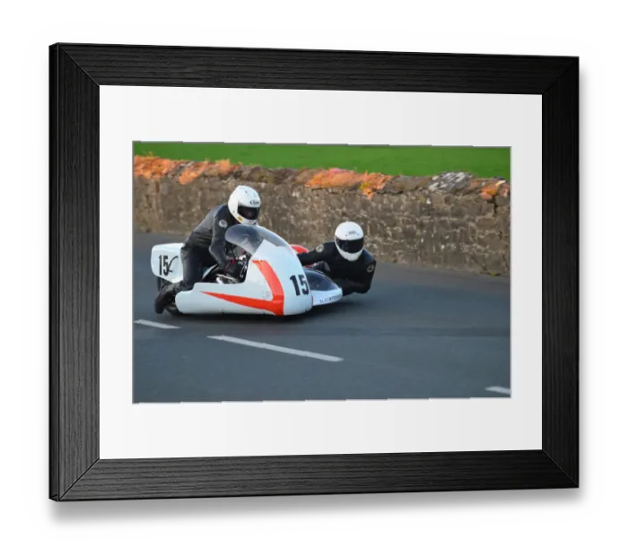 Framed Print : Ian Salter & Tim Dixon (Norton Equippe) 2012 Pre TT Classic Framed Print : Ian Salter & Tim Dixon (Norton Equippe) 2012 Pre TT Classic