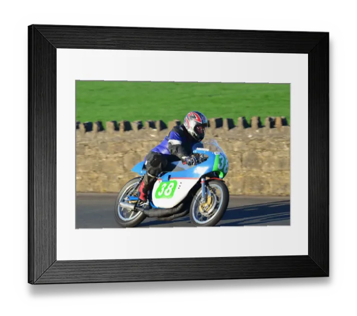 Framed Print : Bill Robertson (Suzuki) 2012 Pre TT Classic Framed Print : Bill Robertson (Suzuki) 2012 Pre TT Classic