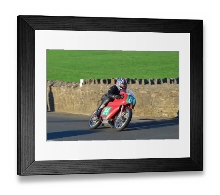 Framed Print : Ted Fenwick (Ducati) 2012 Pre TT Classic Framed Print : Ted Fenwick (Ducati) 2012 Pre TT Classic