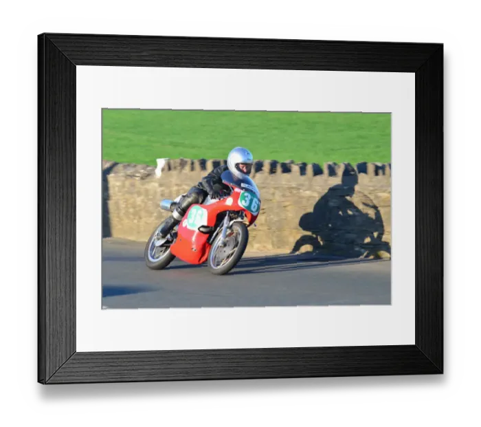 Framed Print : Bob Millinship (Caffrey Ducati) 2012 Pre TT Classic Framed Print : Bob Millinship (Caffrey Ducati) 2012 Pre TT Classic
