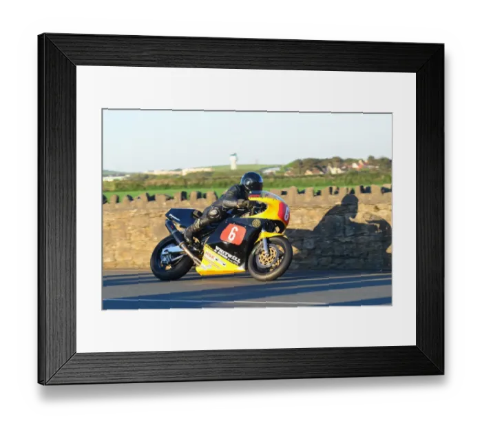 Framed Print : Ken Davis (Yamaha) 2012 Pre TT Classic Framed Print : Ken Davis (Yamaha) 2012 Pre TT Classic