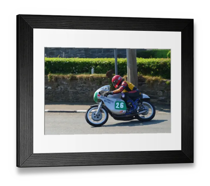 Framed Print : Pete Wakefield (Suzuki) 2012 Pre TT Classic Framed Print : Pete Wakefield (Suzuki) 2012 Pre TT Classic