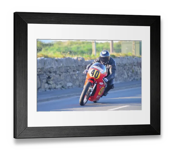 Framed Print : Henry Bell (Drixton Honda) 2012 Pre TT Classic Framed Print : Henry Bell (Drixton Honda) 2012 Pre TT Classic