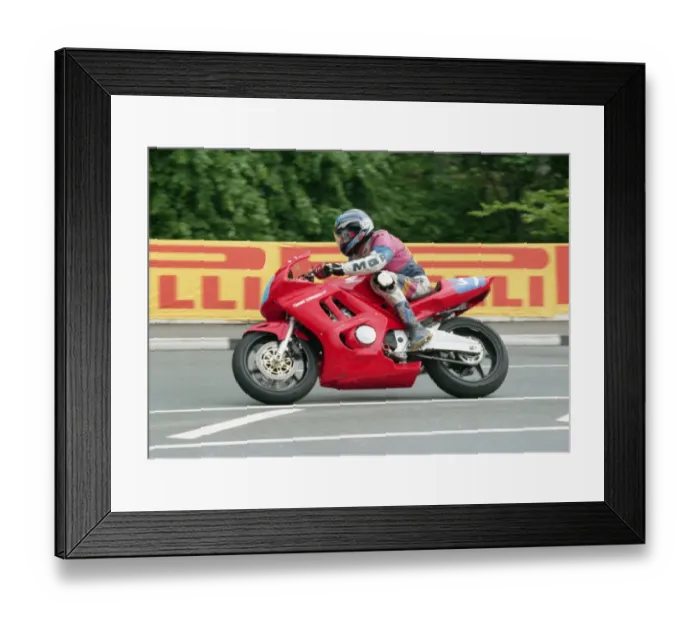 Framed Print : Dave Madsen-Mygdal (Honda) 1998 Junior TT Framed Print : Dave Madsen-Mygdal (Honda) 1998 Junior TT