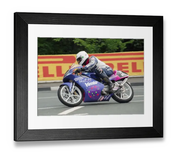 Framed Print : John McGuinness (Team Vimto Honda) 1998 Ultra Lightweight TT Framed Print : John McGuinness (Team Vimto Honda) 1998 Ultra Lightweight TT