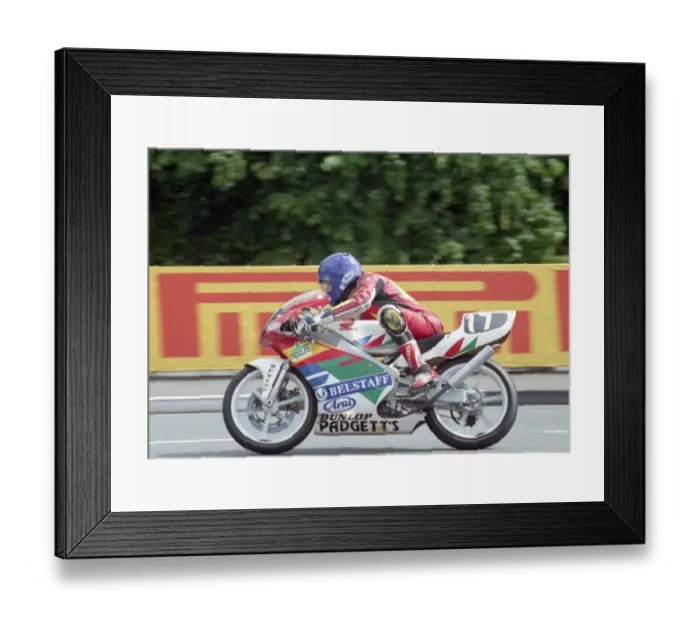 Framed Print : Chris Heath (Honda) 1998 Ultra Lightweight TT