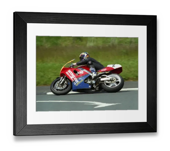 Framed Print : Dennis Winterbottom (Kawasaki) 1995 Senior TT Framed Print : Dennis Winterbottom (Kawasaki) 1995 Senior TT