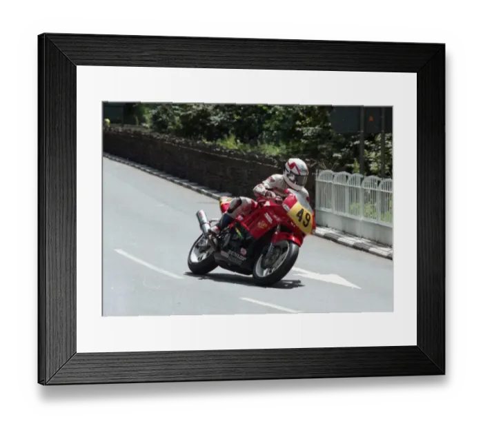 Framed Print : Brian Gardiner (Honda) 1998 Production TT Framed Print : Brian Gardiner (Honda) 1998 Production TT