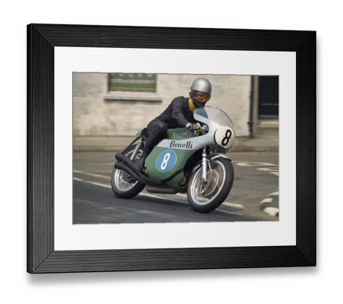 Framed Print : Renzo Pasolinl (Benelli) 1970 Junior TT Framed Print : Renzo Pasolinl (Benelli) 1970 Junior TT