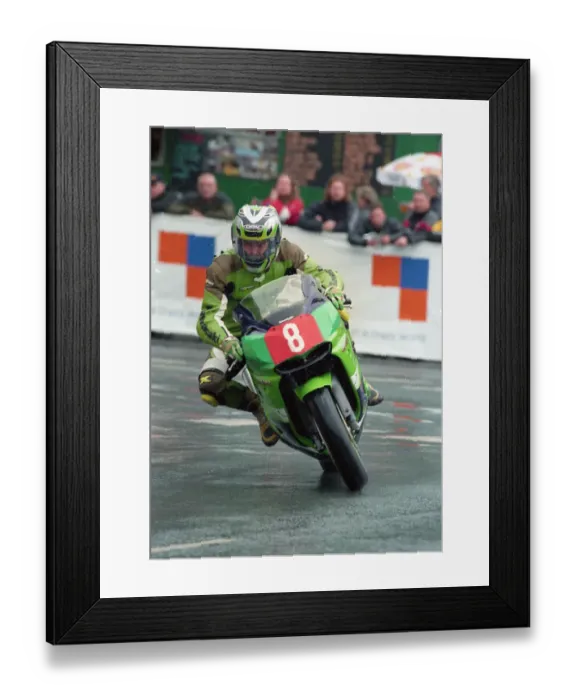 Framed Print : Blair Degerholm (Kawasaki) 2000 Production TT Framed Print : Blair Degerholm (Kawasaki) 2000 Production TT