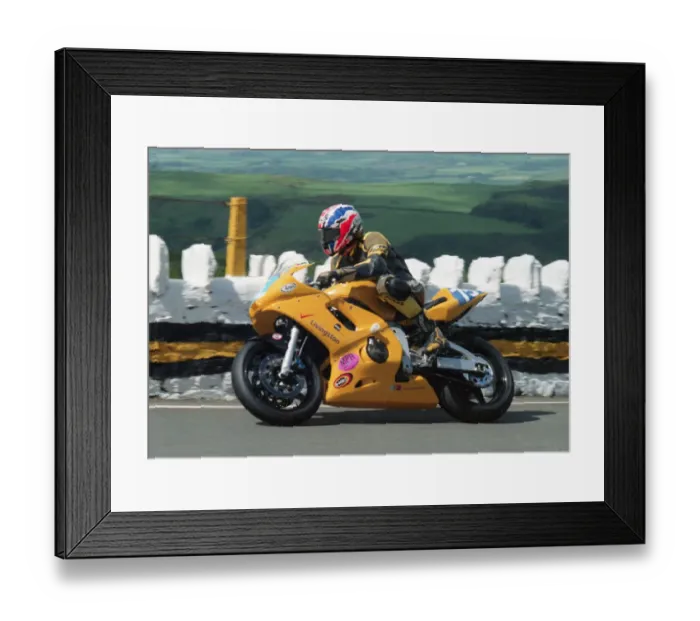 Framed Print : Axel Rauch (Yamaha) 2000 Junior TT Framed Print : Axel Rauch (Yamaha) 2000 Junior TT