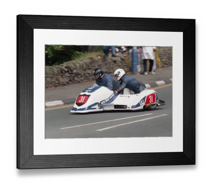 Framed Print : Dick Hawes & Eddie Kiff (Ireson) 1996 Sidecar TT Framed Print : Dick Hawes & Eddie Kiff (Ireson) 1996 Sidecar TT