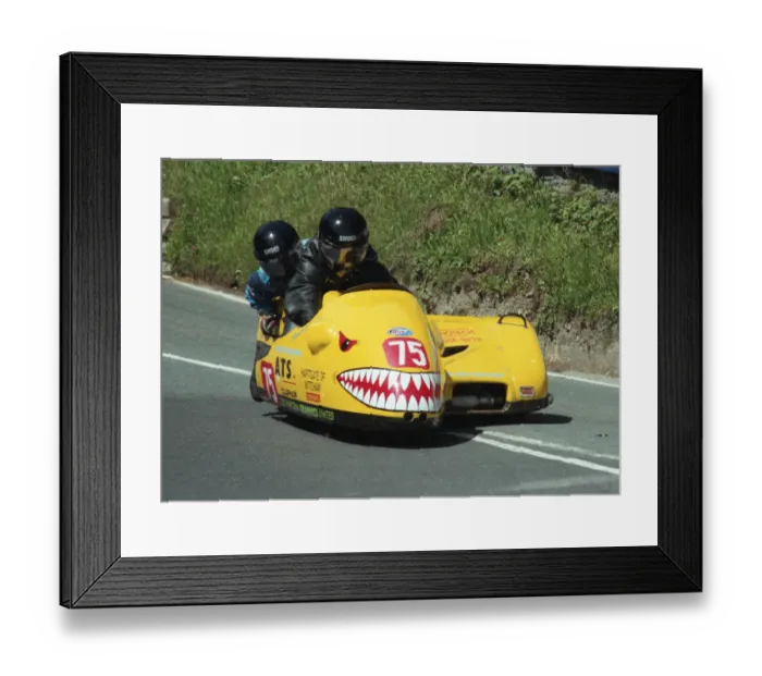 Framed Print : Peter Knight & Sue Eccles (RCN Honda) 1995 Sidecar TT Framed Print : Peter Knight & Sue Eccles (RCN Honda) 1995 Sidecar TT