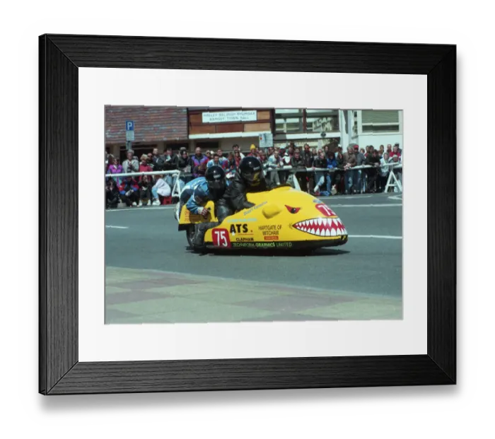Framed Print : Peter Knight & Sue Eccles (RCN Honda) 1995 Sidecar TT Framed Print : Peter Knight & Sue Eccles (RCN Honda) 1995 Sidecar TT