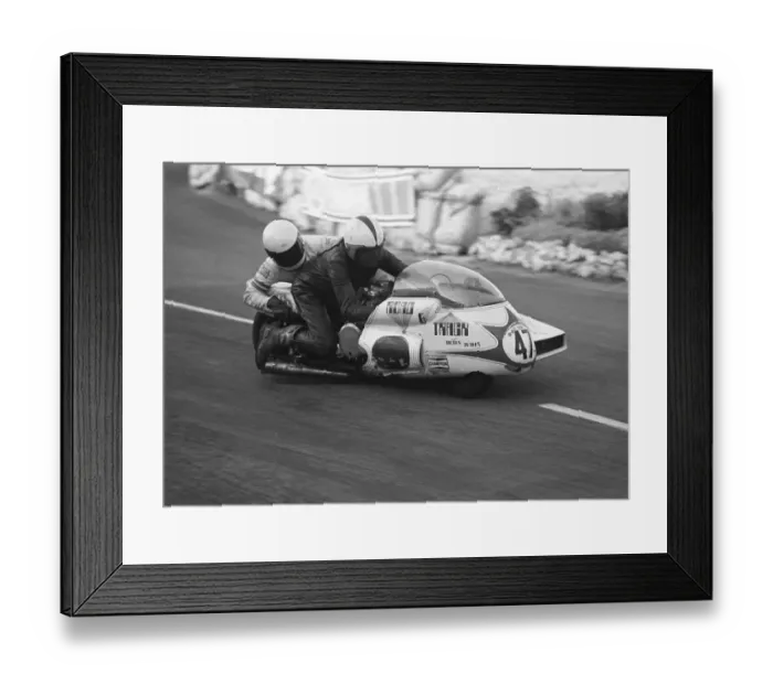 Framed Print : Pete Tyack & Terry McGahan (Kawasaki) 1978 Southern 100 Framed Print : Pete Tyack & Terry McGahan (Kawasaki) 1978 Southern 100