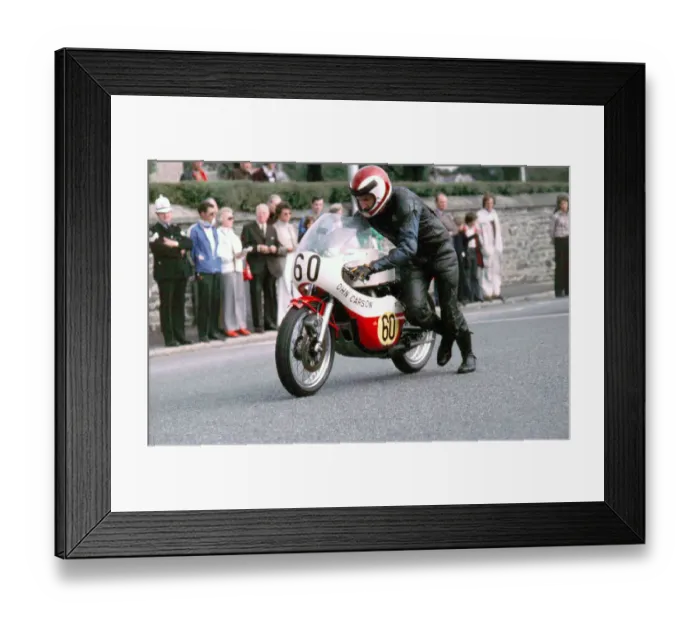 Framed Print : Sam McClements (Crawford Yamaha) 1975 Senior Manx Framed Print : Sam McClements (Crawford Yamaha) 1975 Senior Manx
