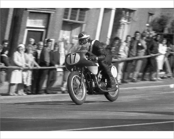 Ray Knight (Hughes Triumph) 1963 Senior Manx Grand Prix