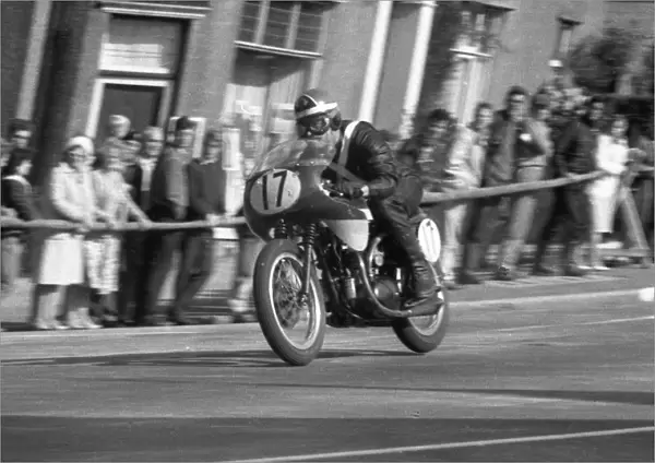 Ray Knight (Hughes Triumph) 1963 Senior Manx Grand Prix