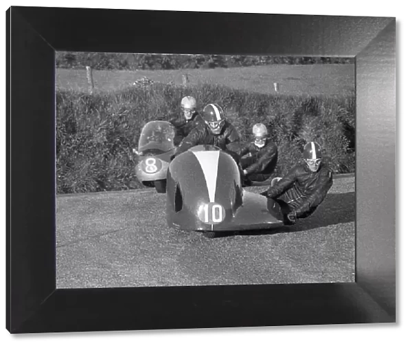 Brian Green & W E Rushmere (Norton) 1958 Sidecar TT