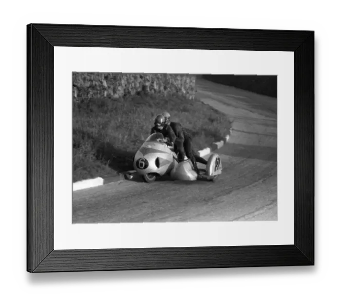 Framed Print : Marcel Beauvais & Andre Coudert (Norton) 1958 Sidecar TT Framed Print : Marcel Beauvais & Andre Coudert (Norton) 1958 Sidecar TT
