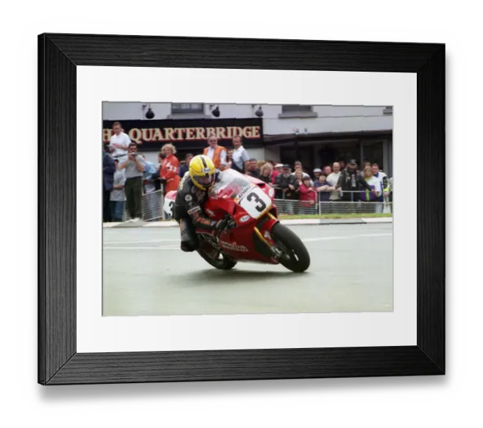 Framed Print : Joey Dunlop (Honda) 1996 Senior TT