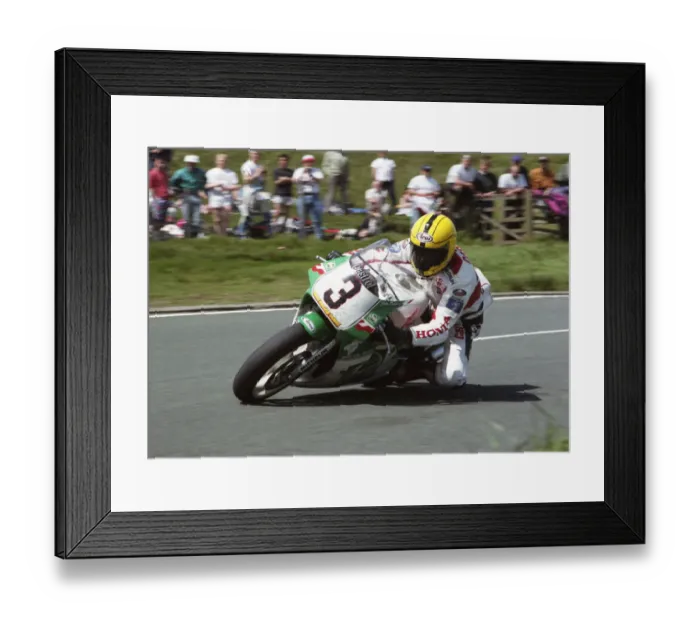 Framed Print : Joey Dunlop (Honda) 1993 Formula One TT Framed Print : Joey Dunlop (Honda) 1993 Formula One TT