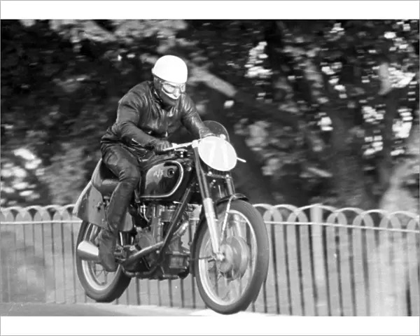 Les Graham (AJS) 1950 Junior TT