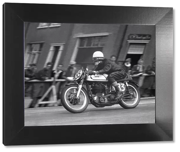 Vic Preston (Norton) 1956 Senior TT