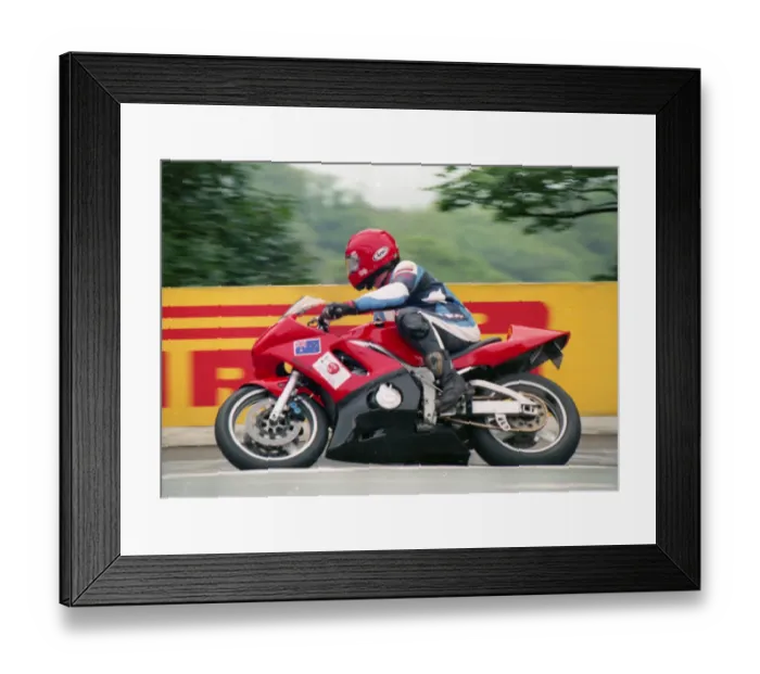 Framed Print : Damien Brady (Yamaha) 2002 Production 600 TT Framed Print : Damien Brady (Yamaha) 2002 Production 600 TT