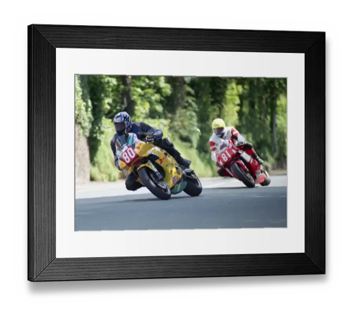 Framed Print : Andrew Marsden (Triumph) & Marc Dufour (Ducati) 2002 Production 1000 TT Framed Print : Andrew Marsden (Triumph) & Marc Dufour (Ducati) 2002 Production 1000 TT