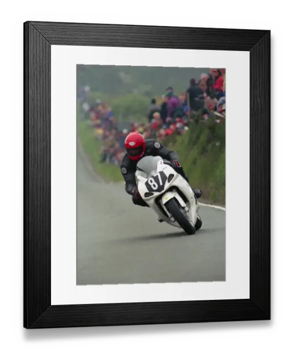 Framed Print : Allan Brew (Suzuki) 2002 Production 600 TT Framed Print : Allan Brew (Suzuki) 2002 Production 600 TT