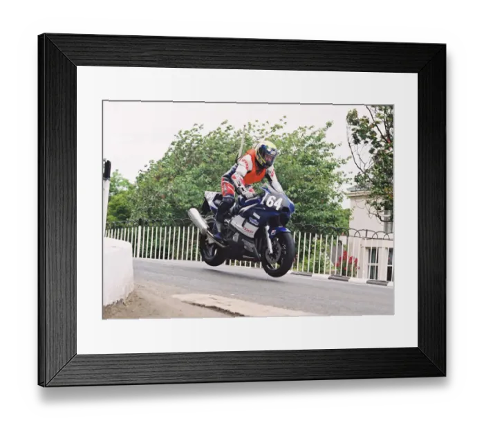 Framed Print : Jerome Faveyrial (Yamaha) 2004 Production 600 TT Framed Print : Jerome Faveyrial (Yamaha) 2004 Production 600 TT