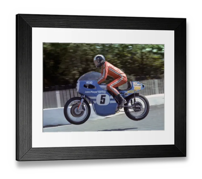 Framed Print : Phil Read (Norton) 1972 Formula 750 TT Framed Print : Phil Read (Norton) 1972 Formula 750 TT