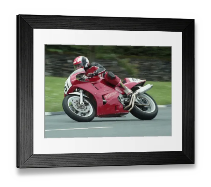 Framed Print : Derek Lloyd (Honda) 1993 Senior TT Framed Print : Derek Lloyd (Honda) 1993 Senior TT
