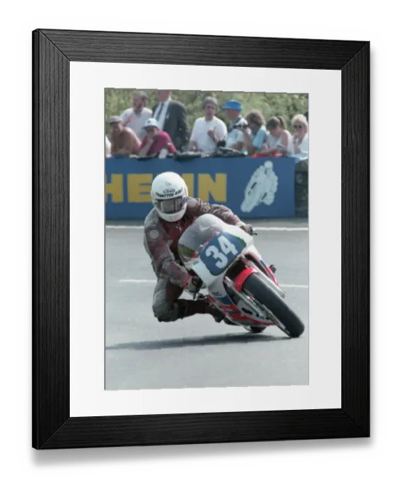 Framed Print : Paul Cranston (Honda) 1992 Junior TT Framed Print : Paul Cranston (Honda) 1992 Junior TT