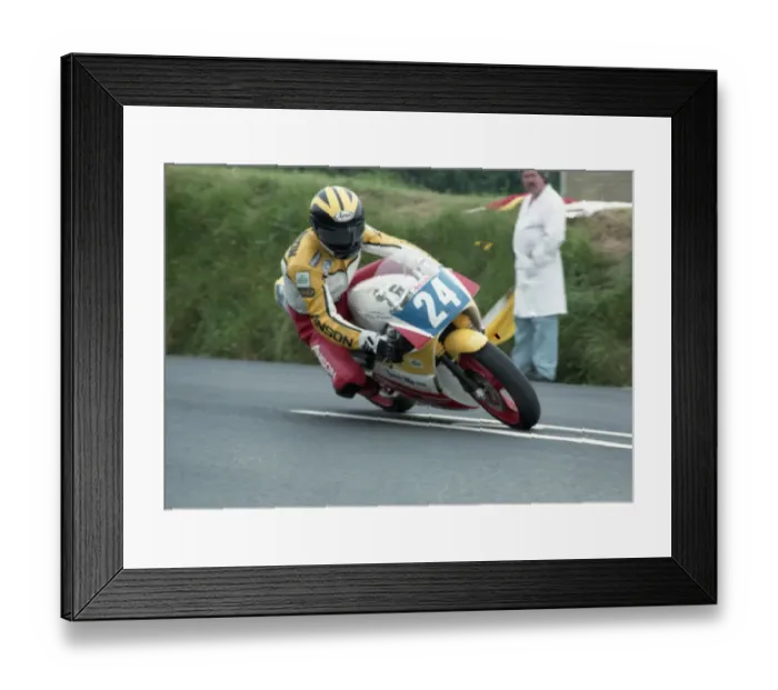 Framed Print : Tony Anderson (Anson Yamaha) 1993 Junior TT Framed Print : Tony Anderson (Anson Yamaha) 1993 Junior TT
