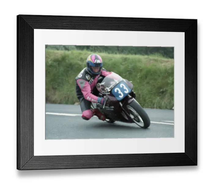 Framed Print : Peter Wakefield (Yamaha) 1993 Junior TT Framed Print : Peter Wakefield (Yamaha) 1993 Junior TT